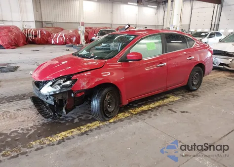 2017 Nissan Sentra Sv из США, поврежденный, VIN 3N1AB7APXHL694149